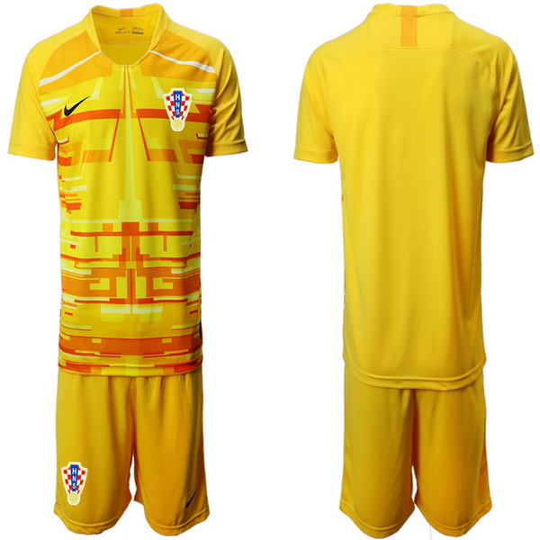 Mens Croatia Short Soccer Jerseys 027