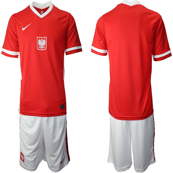 Mens Poland Short Soccer Jerseys 011