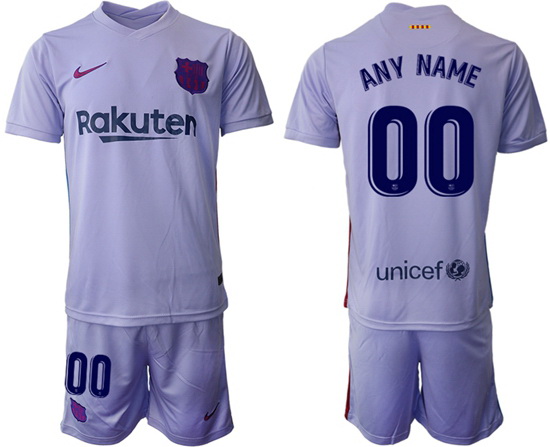 Men Barcelona Soccer Jersey 035 Customized