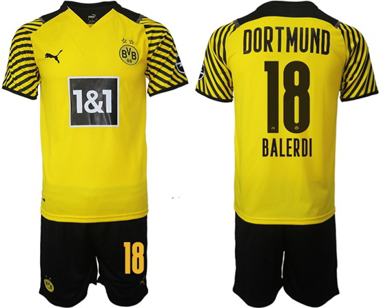 Men Borussia Dortmund Soccer Jersey 045
