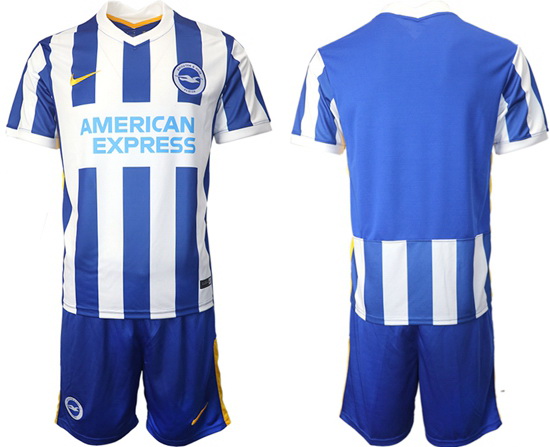 Men Brighton amp Hove Albion Soccer Jersey 001