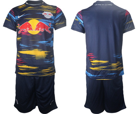 Men Leipzig Red Bulls Soccer Jersey 002
