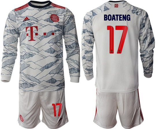 Men Bayern Long Sleeve Soccer Jerseys 527
