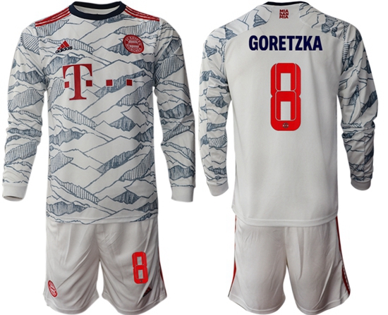 Men Bayern Long Sleeve Soccer Jerseys 532