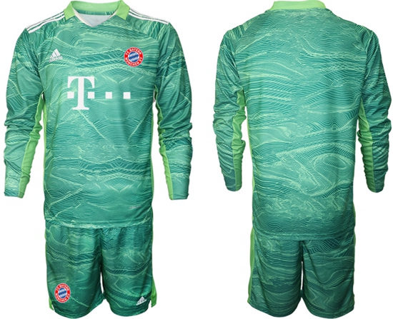 Men Bayern Long Sleeve Soccer Jerseys 555