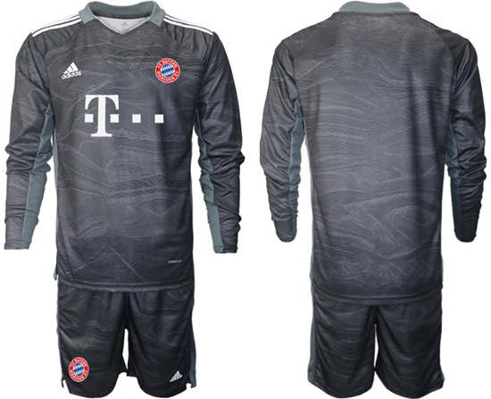 Men Bayern Long Sleeve Soccer Jerseys 557