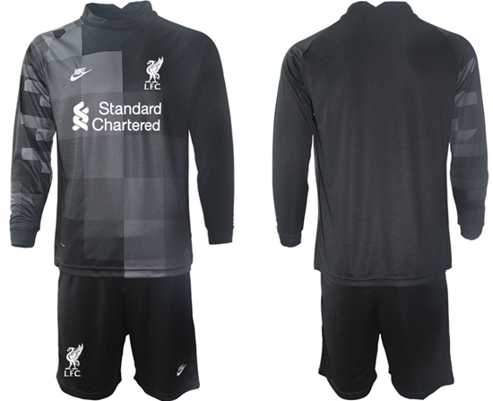 Men Liverpool Long Sleeve Soccer Jerseys 520
