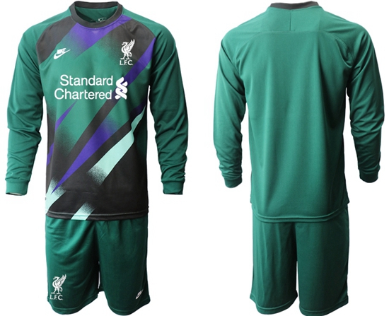 Men Liverpool Long Sleeve Soccer Jerseys 524