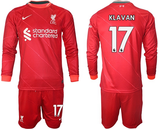 Men Liverpool Long Sleeve Soccer Jerseys 537