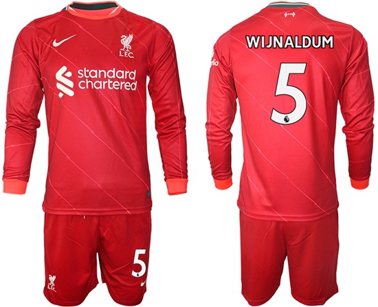 Men Liverpool Long Sleeve Soccer Jerseys 546