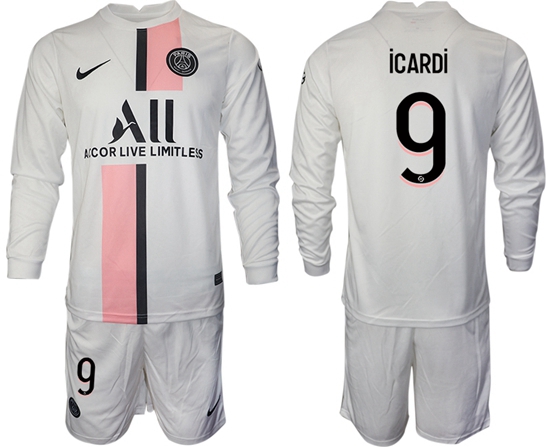 Men Paris Saint Germain Long Sleeve Soccer Jerseys 526