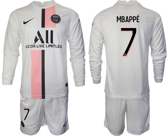 Men Paris Saint Germain Long Sleeve Soccer Jerseys 527