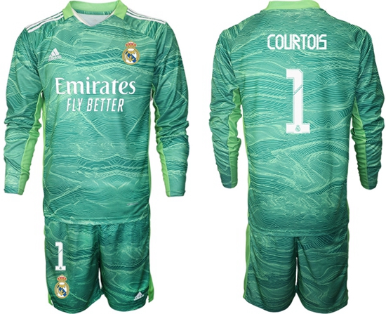 Men Real Madrid Long Sleeve Soccer Jerseys 547