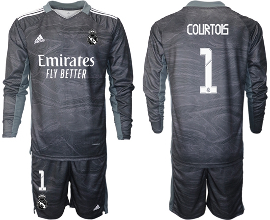 Men Real Madrid Long Sleeve Soccer Jerseys 550