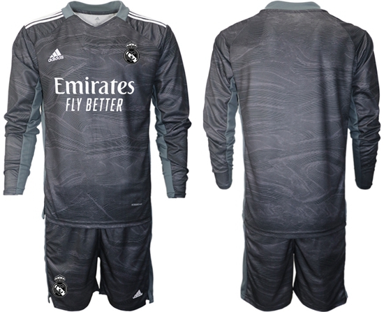Men Real Madrid Long Sleeve Soccer Jerseys 552
