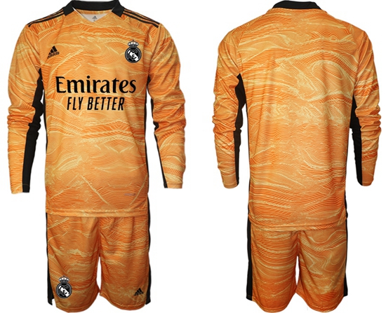 Men Real Madrid Long Sleeve Soccer Jerseys 555