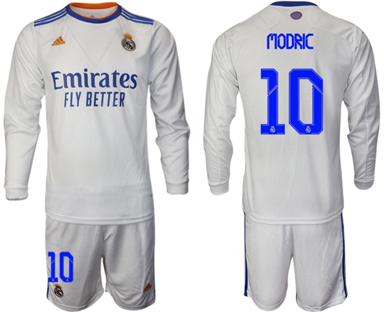 Men Real Madrid Long Sleeve Soccer Jerseys 570