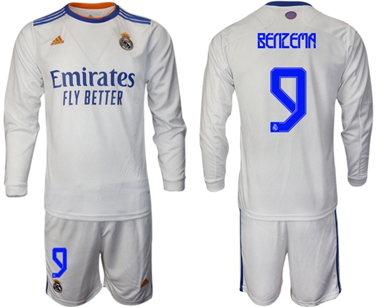 Men Real Madrid Long Sleeve Soccer Jerseys 571