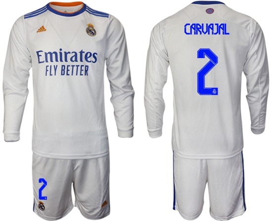 Men Real Madrid Long Sleeve Soccer Jerseys 580