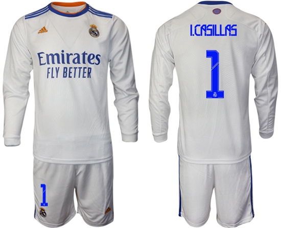 Men Real Madrid Long Sleeve Soccer Jerseys 581