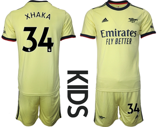 Kids Arsenal Soccer Jerseys 003