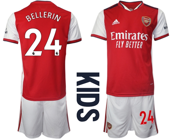 Kids Arsenal Soccer Jerseys 004