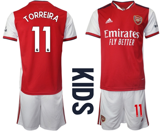 Kids Arsenal Soccer Jerseys 016