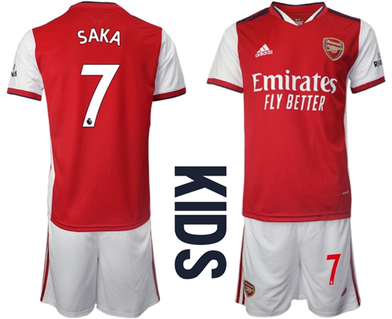 Kids Arsenal Soccer Jerseys 022