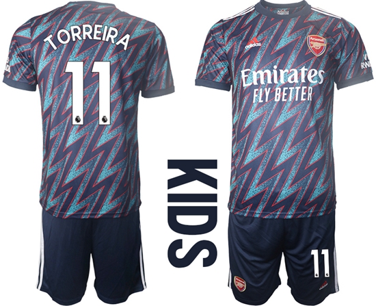 Kids Arsenal Soccer Jerseys 030