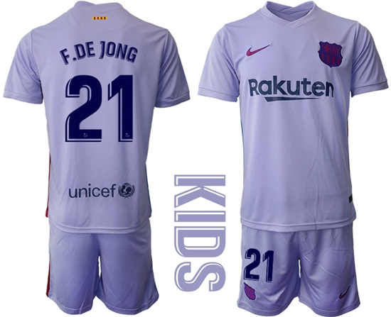 Kids Barcelona Soccer Jerseys 026