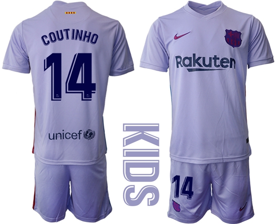 Kids Barcelona Soccer Jerseys 029