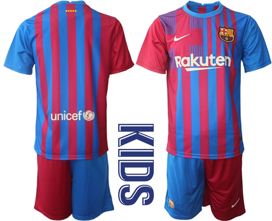 Kids Barcelona Soccer Jerseys 038