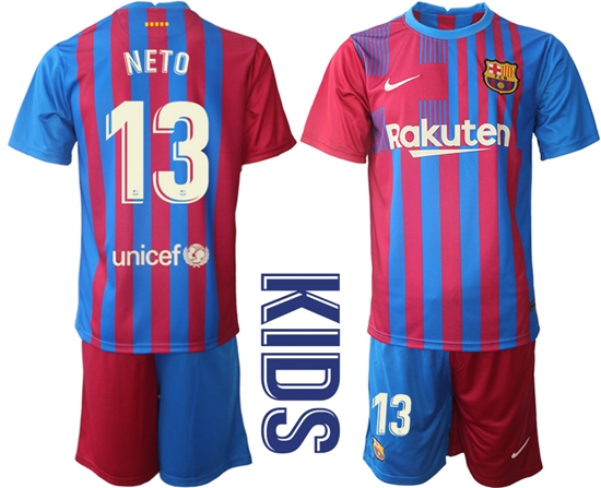 Kids Barcelona Soccer Jerseys 051