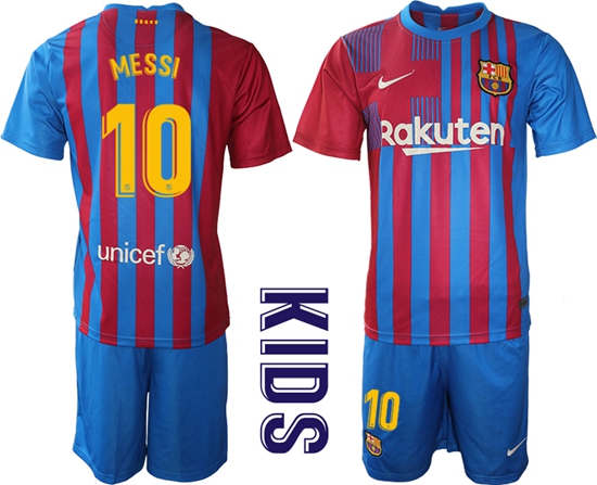 Kids Barcelona Soccer Jerseys 072