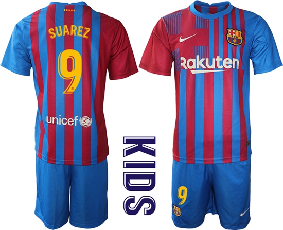 Kids Barcelona Soccer Jerseys 073