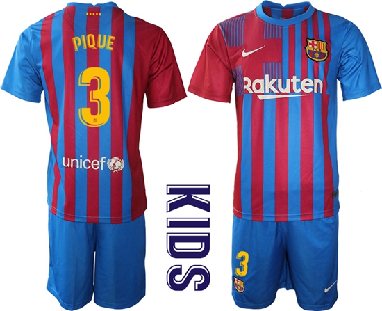 Kids Barcelona Soccer Jerseys 077