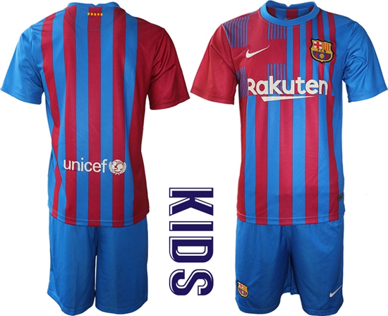 Kids Barcelona Soccer Jerseys 079
