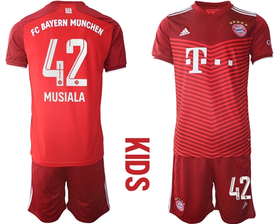 Kids Bayern Soccer Jerseys 015