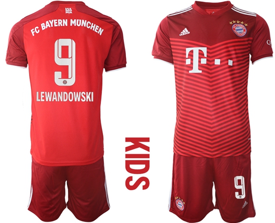 Kids Bayern Soccer Jerseys 022