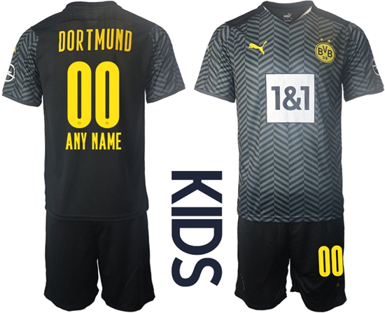 Kids Borussia Dortmund Jerseys 015 Customized