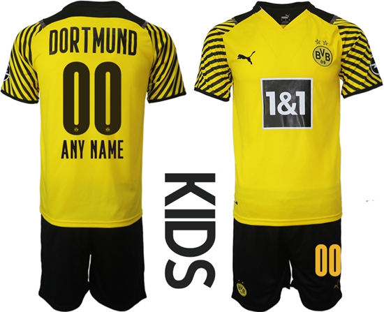Kids Borussia Dortmund Jerseys 016 Customized