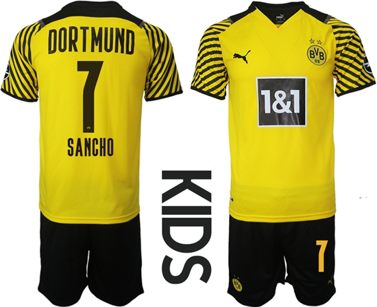 Kids Borussia Dortmund Jerseys 022