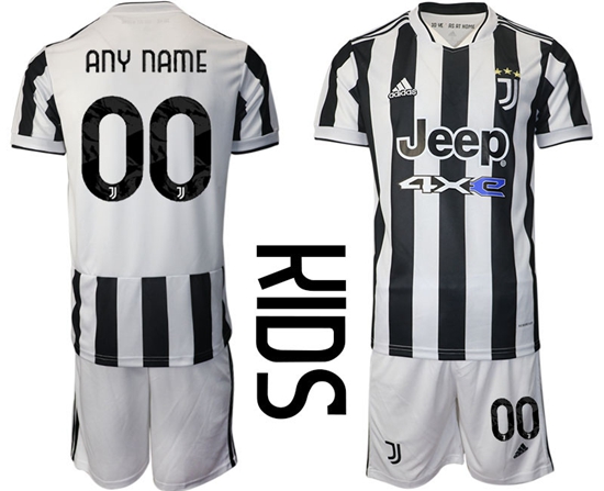 Kids Juventus Soccer Jerseys 029 Customized
