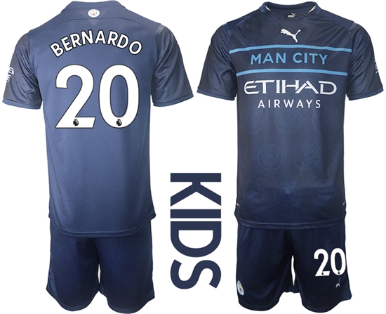 Kids Manchester City Soccer Jerseys 003