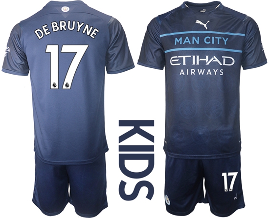 Kids Manchester City Soccer Jerseys 004