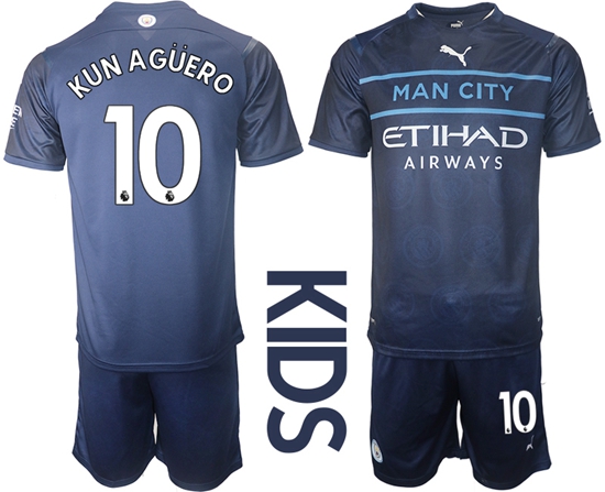 Kids Manchester City Soccer Jerseys 005