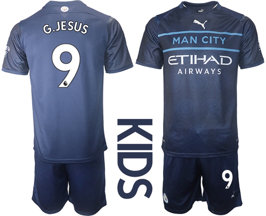 Kids Manchester City Soccer Jerseys 007