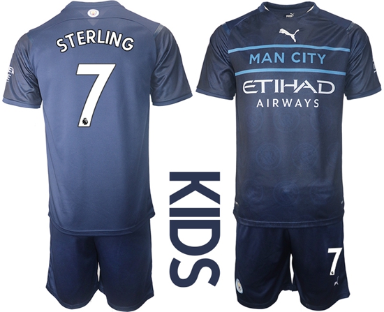 Kids Manchester City Soccer Jerseys 008