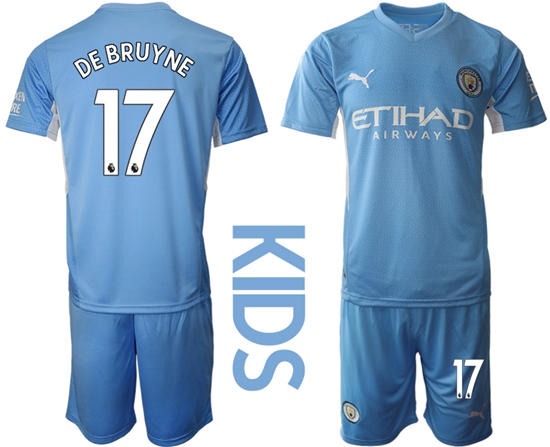 Kids Manchester City Soccer Jerseys 013