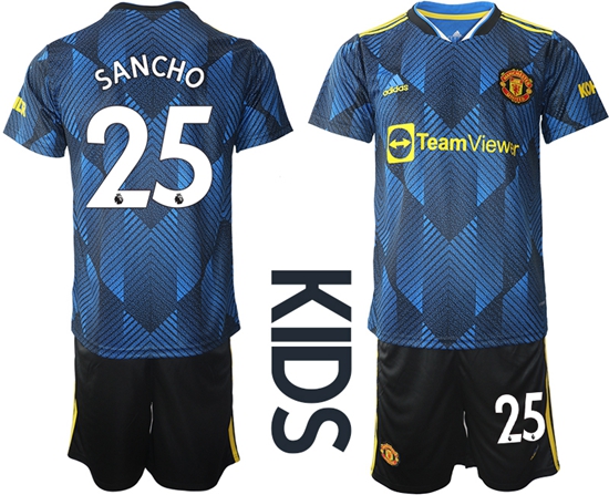 Kids Manchester United Soccer Jerseys 021